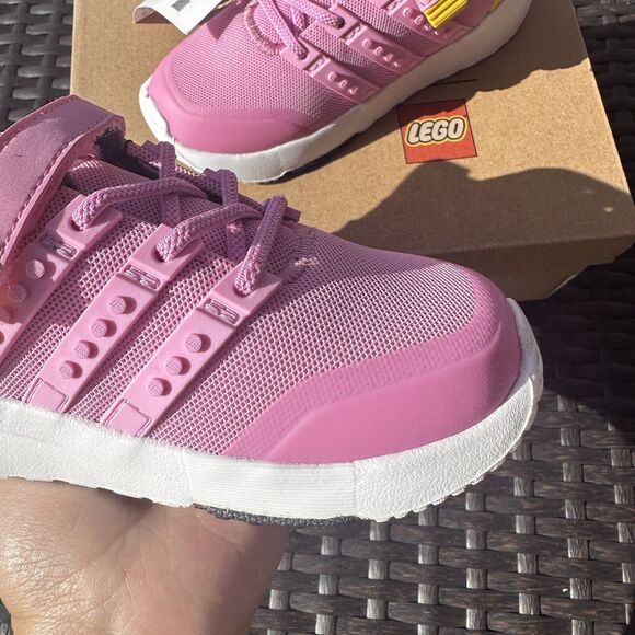 Adidas x LEGO Racer TR21 Elastic Laces and Top Strap Kid's Shoes ID7367 - Picture 13 of 16